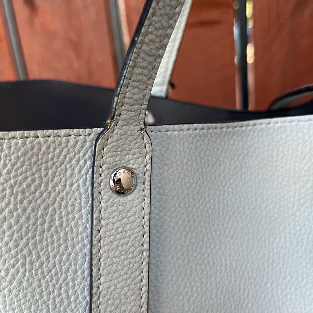 Coach Market Tote Bag Style No. 58849 Light blue - Picture 7 of 12